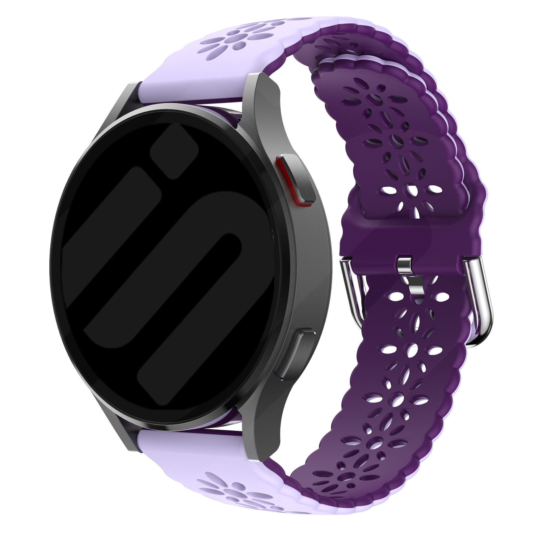 Correa de silicona con relieve Amazfit GTR Mini (lila/morado)