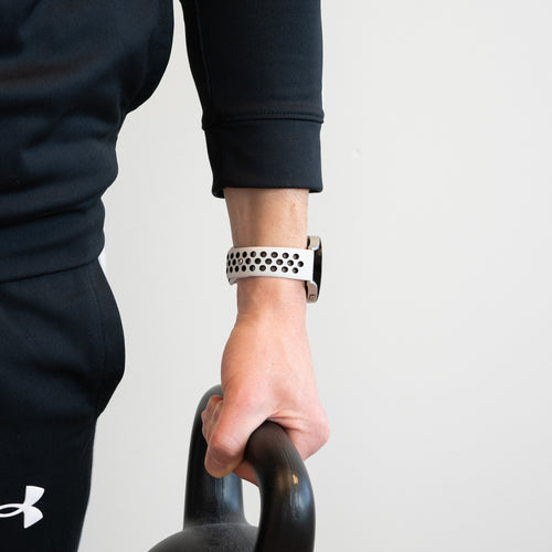 Bandz Correa deportiva 'Deluxe' Coros Pace 2 (blanco/negro)