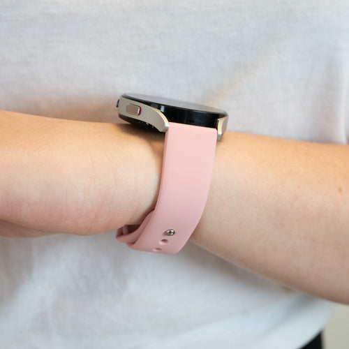 Bandz Pebble Round 2 - 20mm Sport Strap 'Deluxe' (Pink)