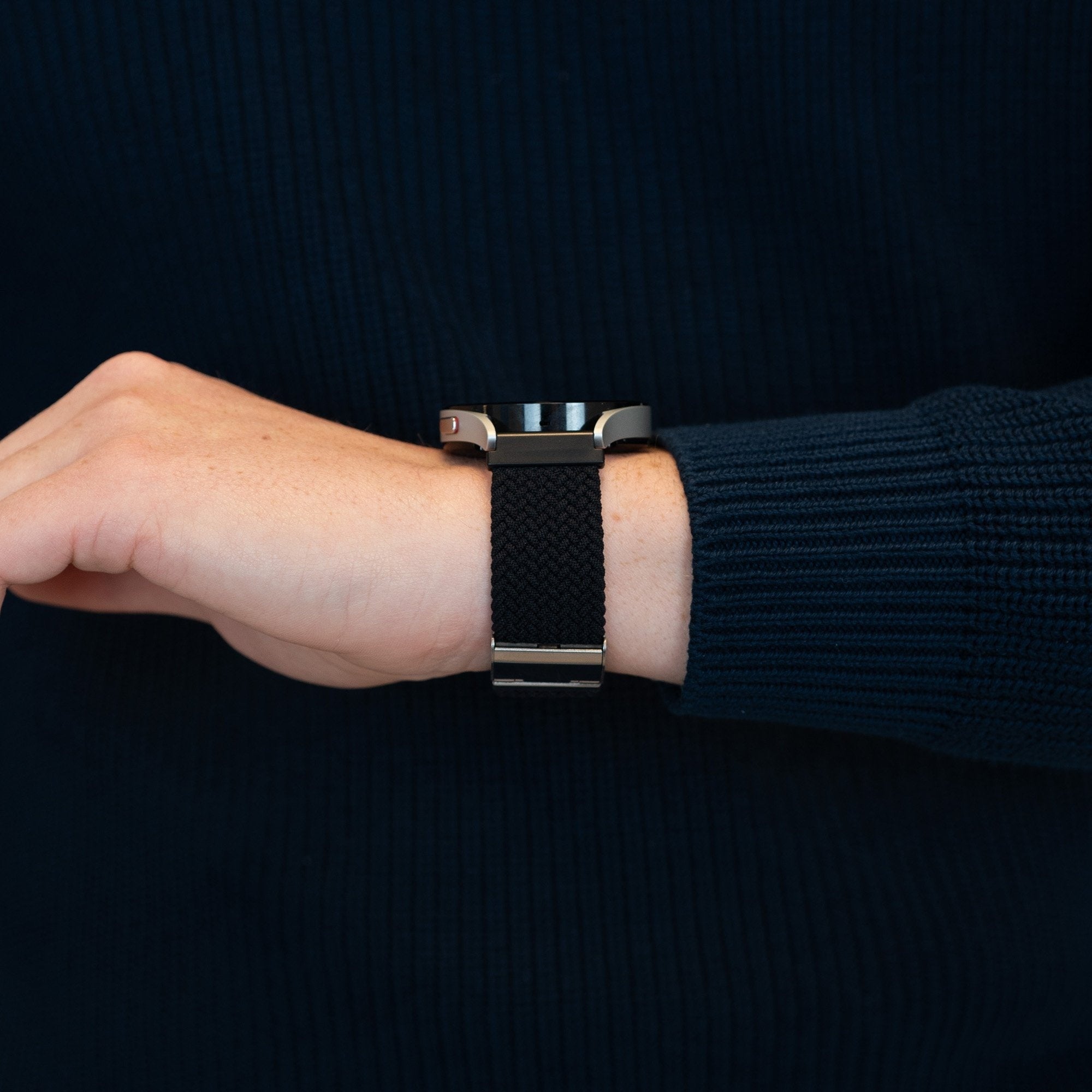 Bandz Correa nylon tejida Suunto 5 Peak (negro)