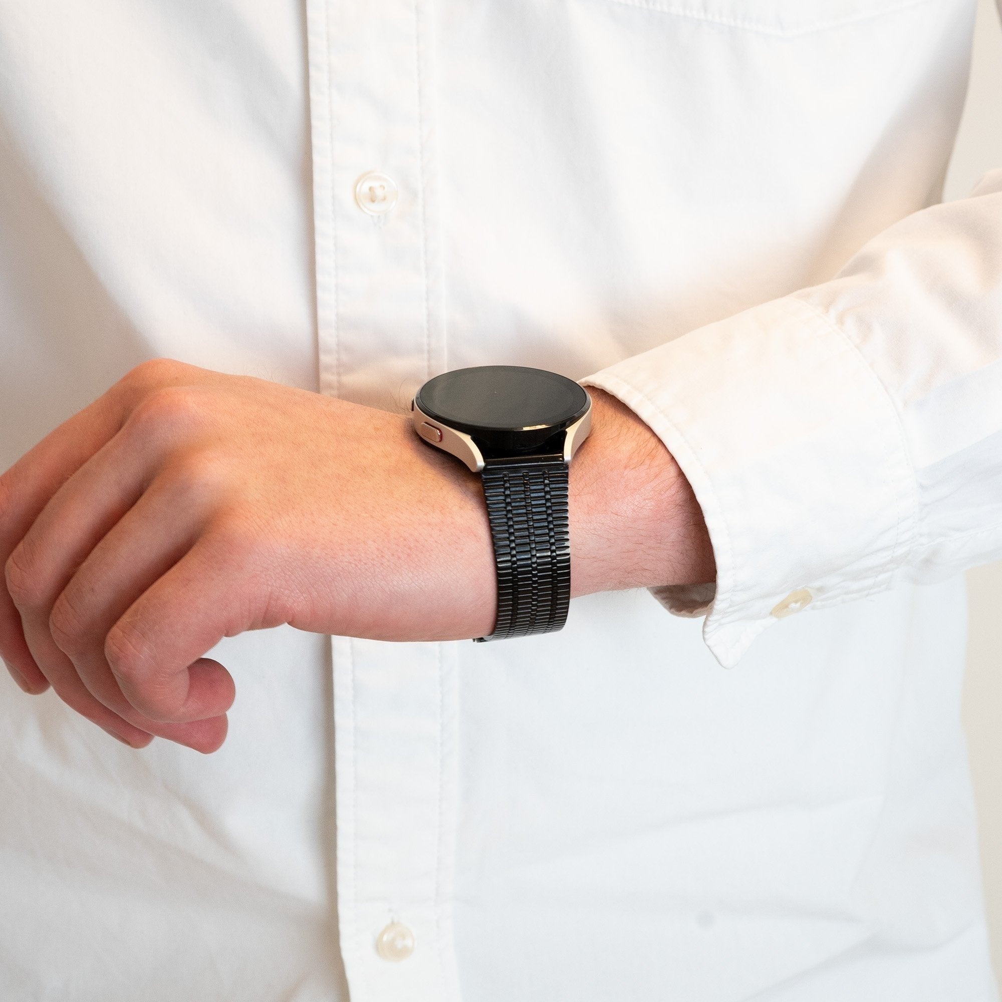 Bandz Coros Apex 4 - 42mm Adjustable Steel Strap (Black)