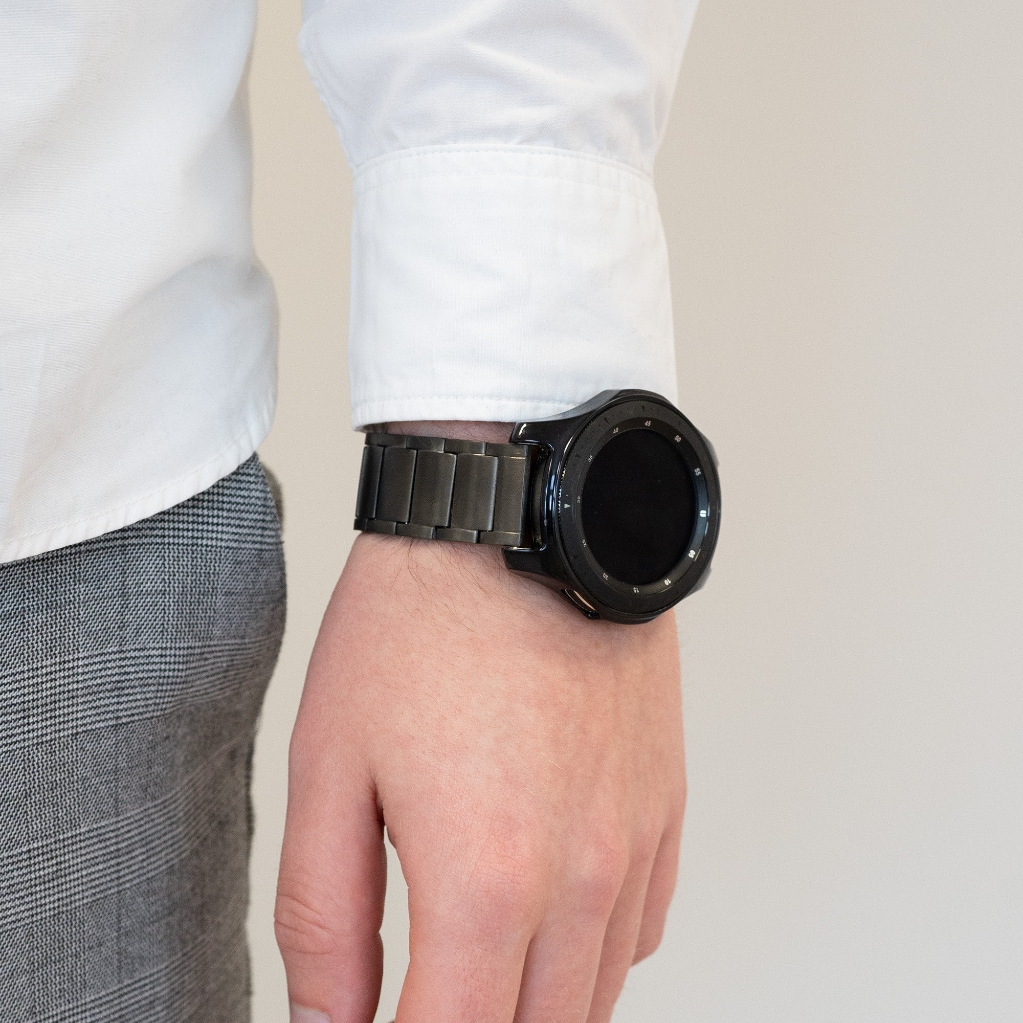 Bandz Coros Apex 4 - 42mm Titanium Link Strap (Graphite)