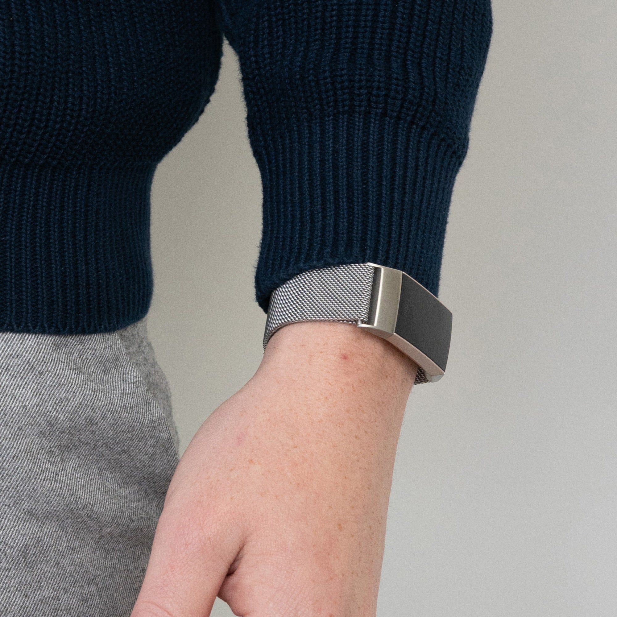 Bandz Correa loop milanesa Fitbit Charge 3 (plata)