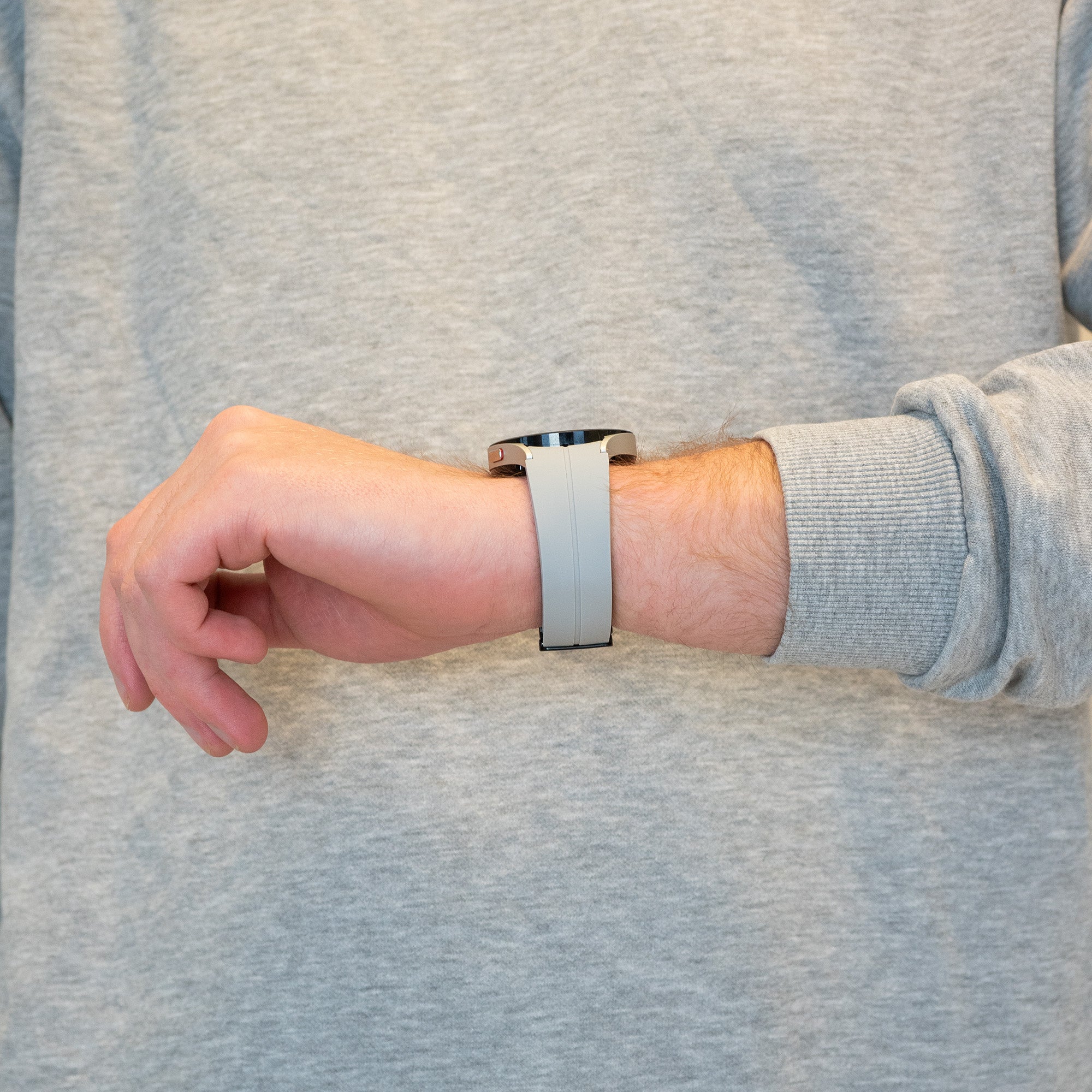 Bandz Correa silicona con D-Buckle Samsung Galaxy Watch 5 Pro (gris)