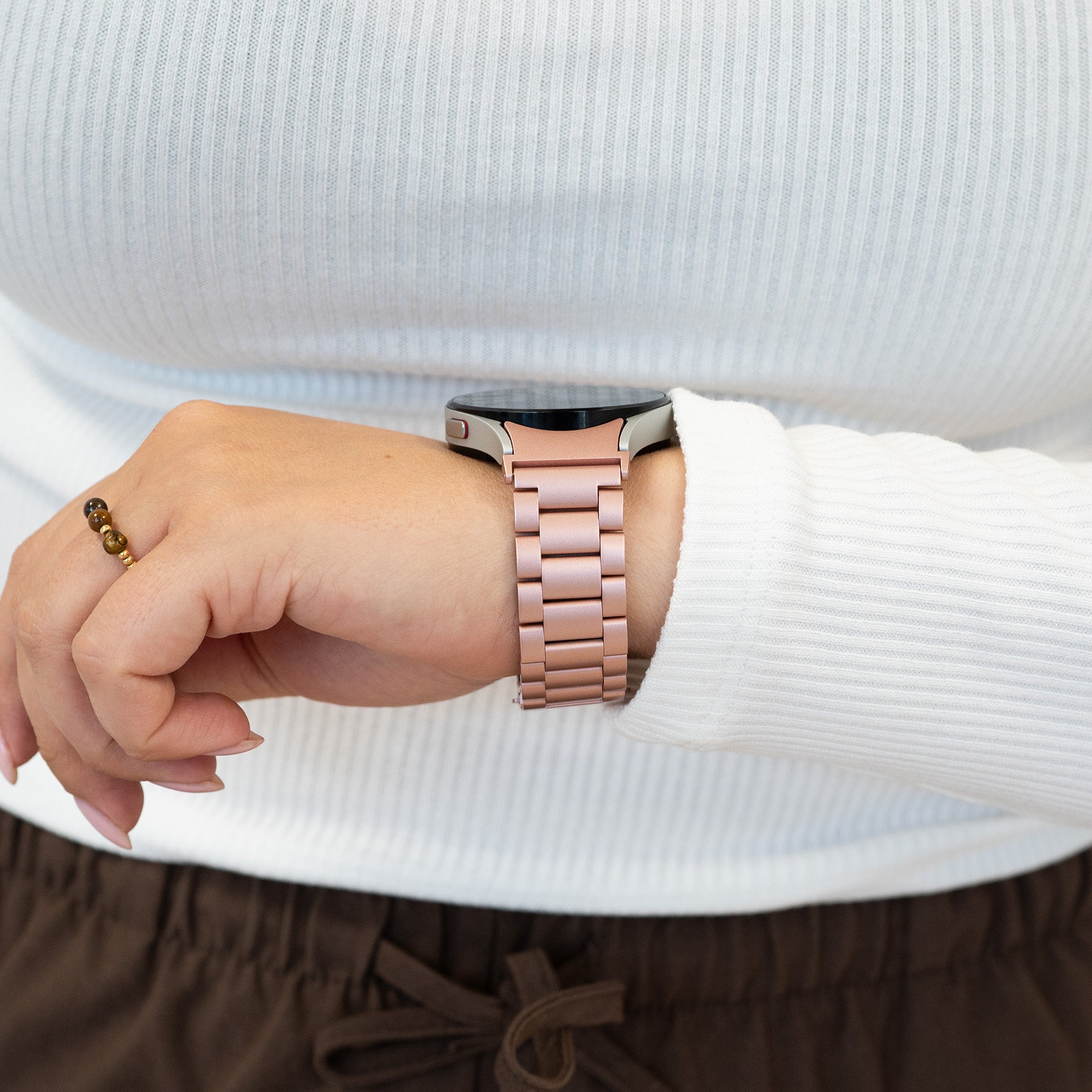 Bandz Correa acero 'Clásico' Samsung Galaxy Watch 5 - 40mm (rosa)