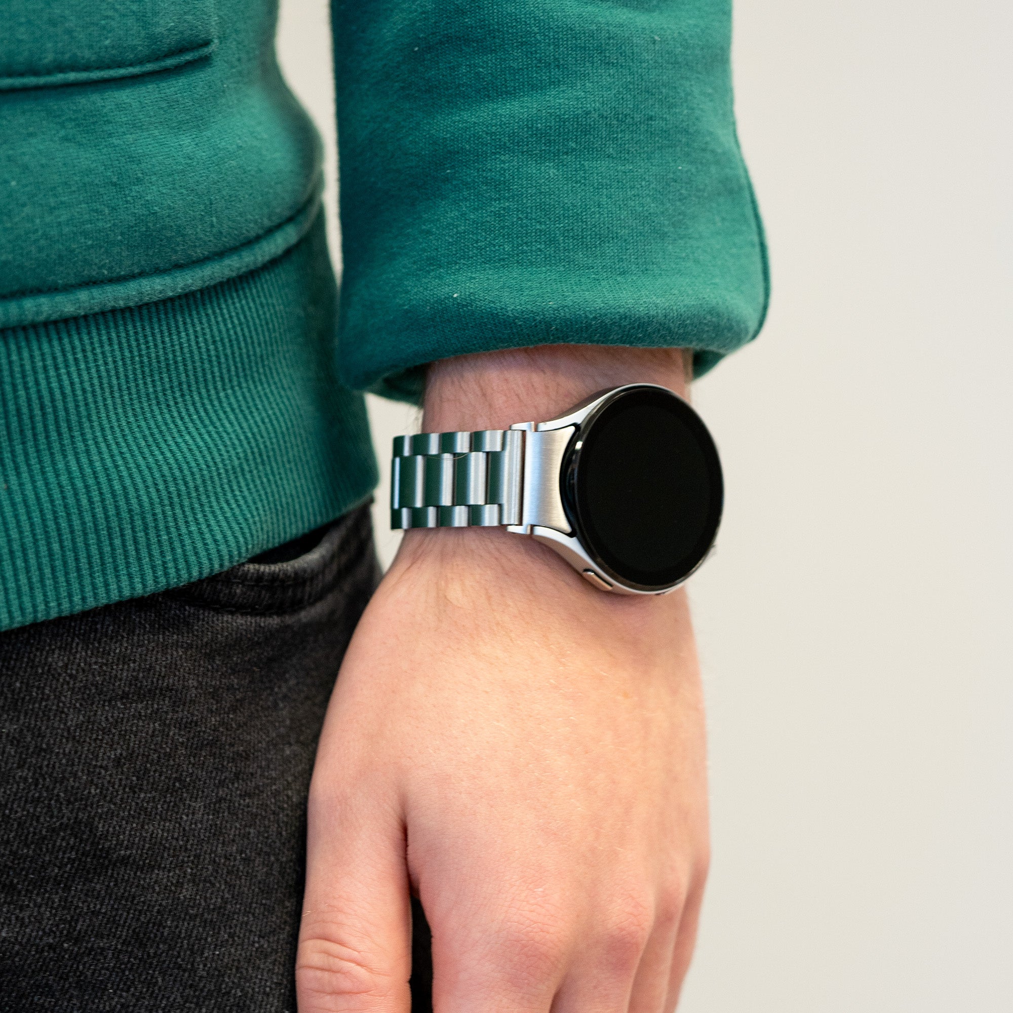 Bandz Correa acero 'Clásico' Samsung Galaxy Watch 6 Classic 47mm (plata)