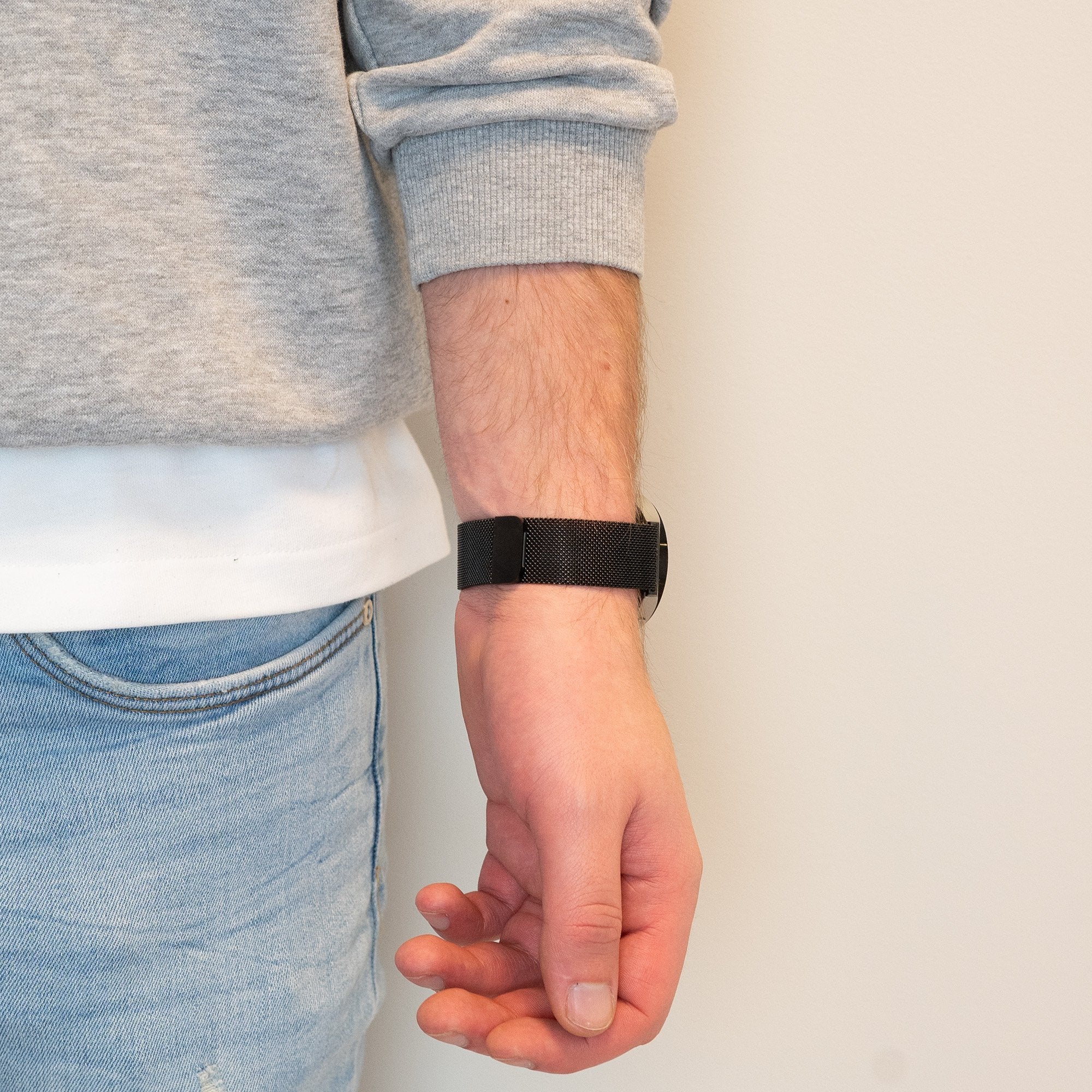 Bandz Correa loop milanesa Samsung Galaxy Watch 4 - 44mm (negro)