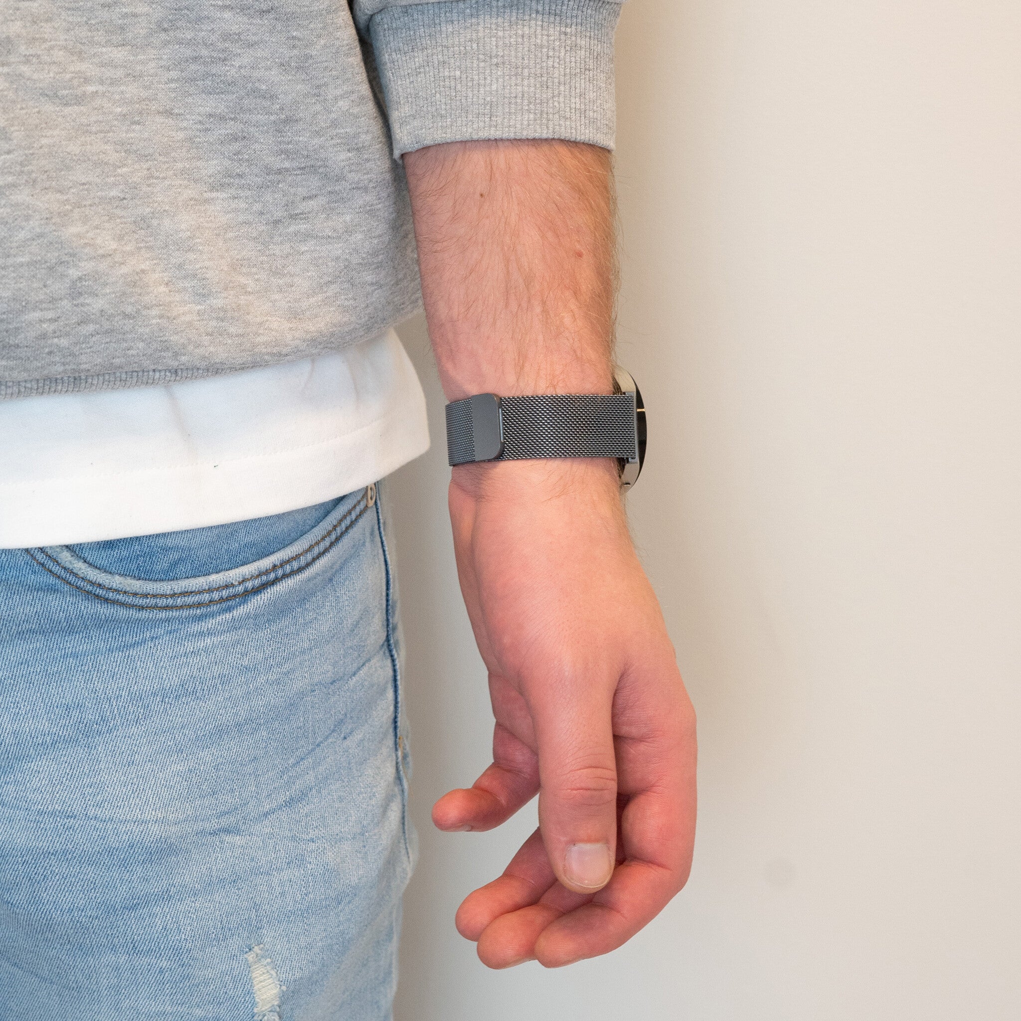 Bandz Correa loop milanesa Samsung Galaxy Watch 4 - 44mm (gris)