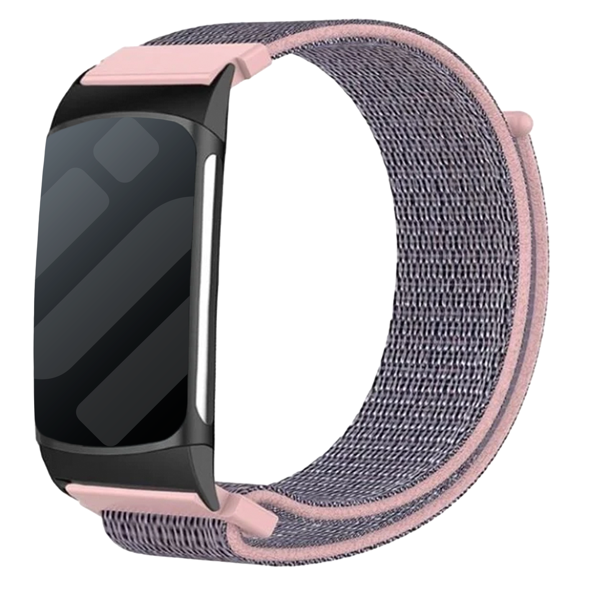 Correa nylon Fitbit Charge 6 (rosa)