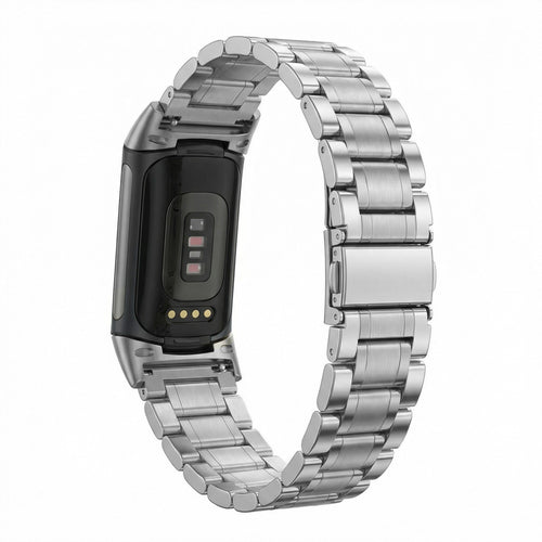 Correa metalica Fitbit Charge 6 (plateada)
