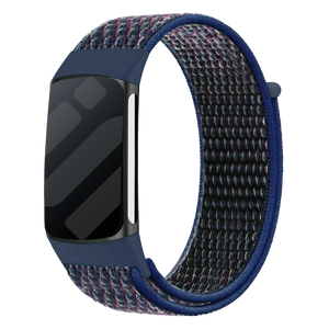Fitbit Charge 5 Nylon Strap (Indigo Blue)