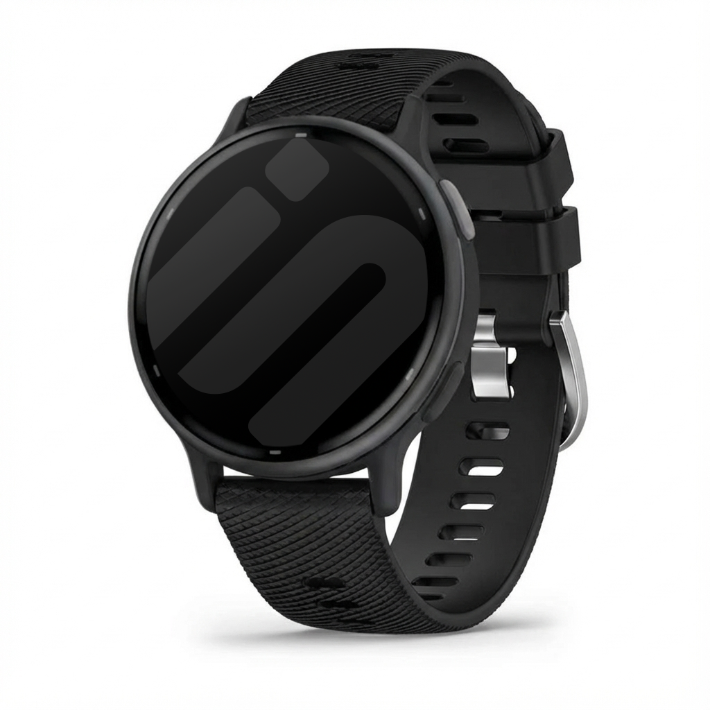 Correa silicona Garmin Vivoactive 5 (negro)