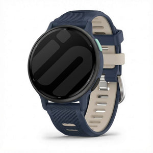Correa deportiva con hebilla Garmin Vivoactive 5 (azul oscuro/beige)