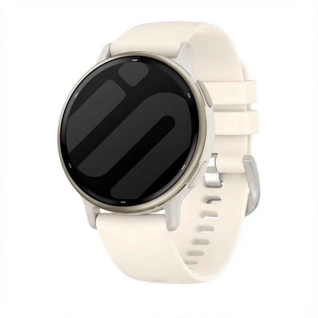 Correa silicona clásica Garmin Vivoactive 5 (blanco estrella) 