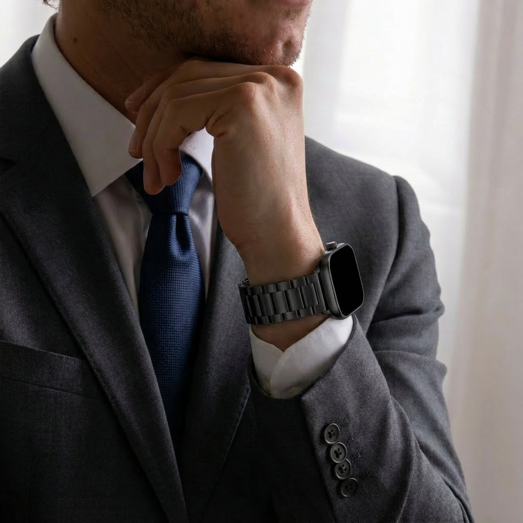 Correa acero Xiaomi Smart Band 9 Pro (negro)