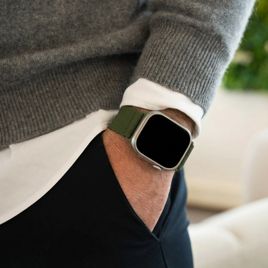 Apple Watch Elastic Strap (Green)