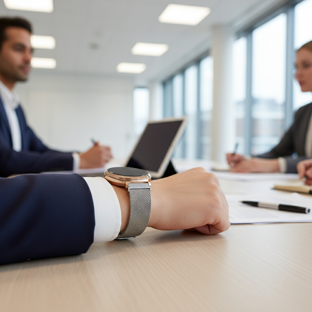 Bandz Garmin Lily 2 Milanese Loop Strap (Silver)