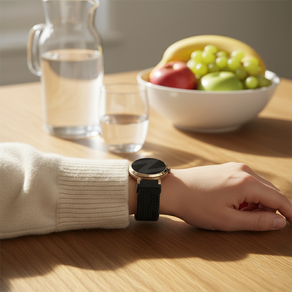 Bandz Garmin Lily 2 Braided Nylon Strap (Black)