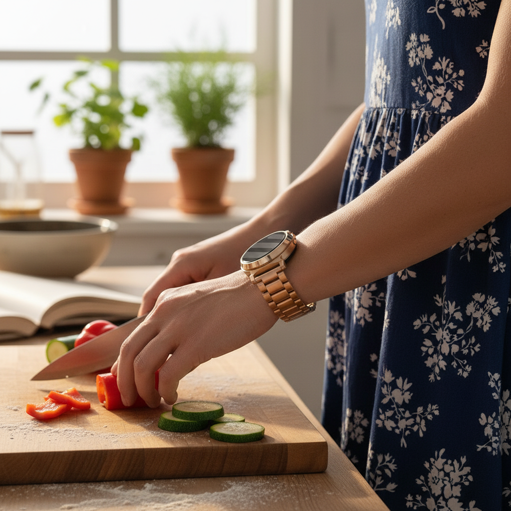 Correa acero Garmin Lily 2 (oro rosa)