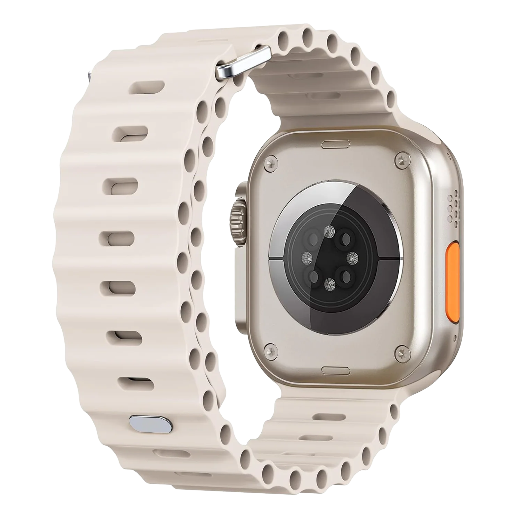 Correa Ocean para Apple Watch con cierre a presión (blanco estrella)