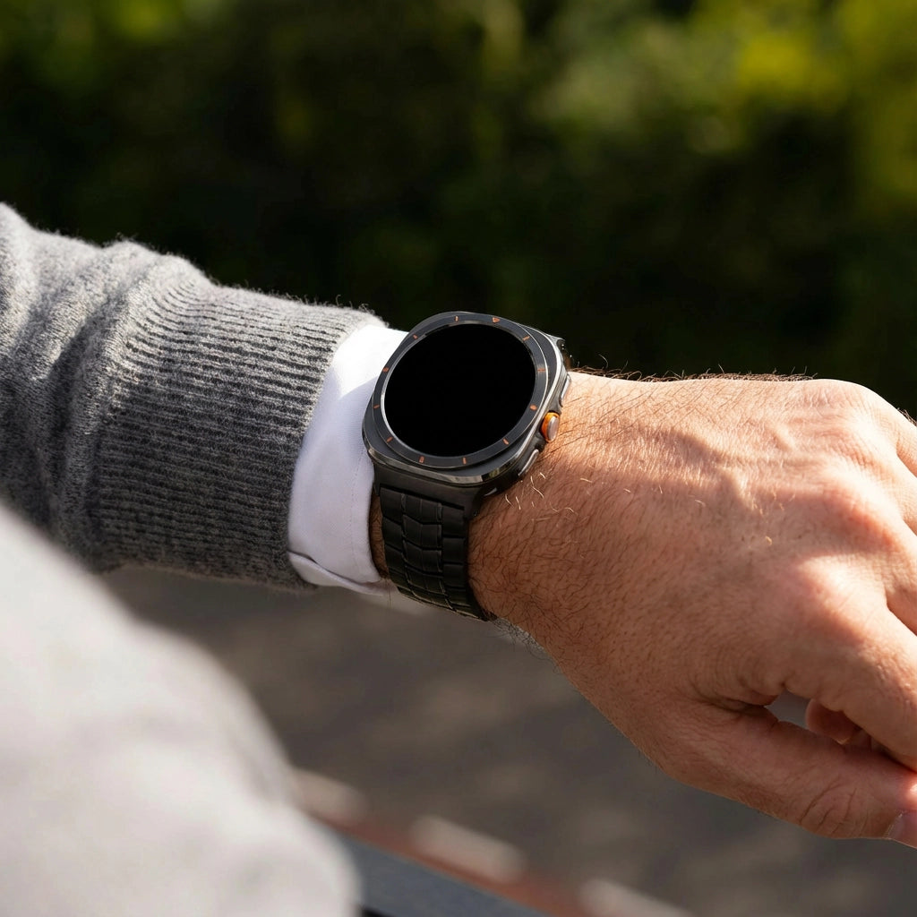Bandz Correa acero 'Clásico' Samsung Galaxy Watch Ultra (negro)