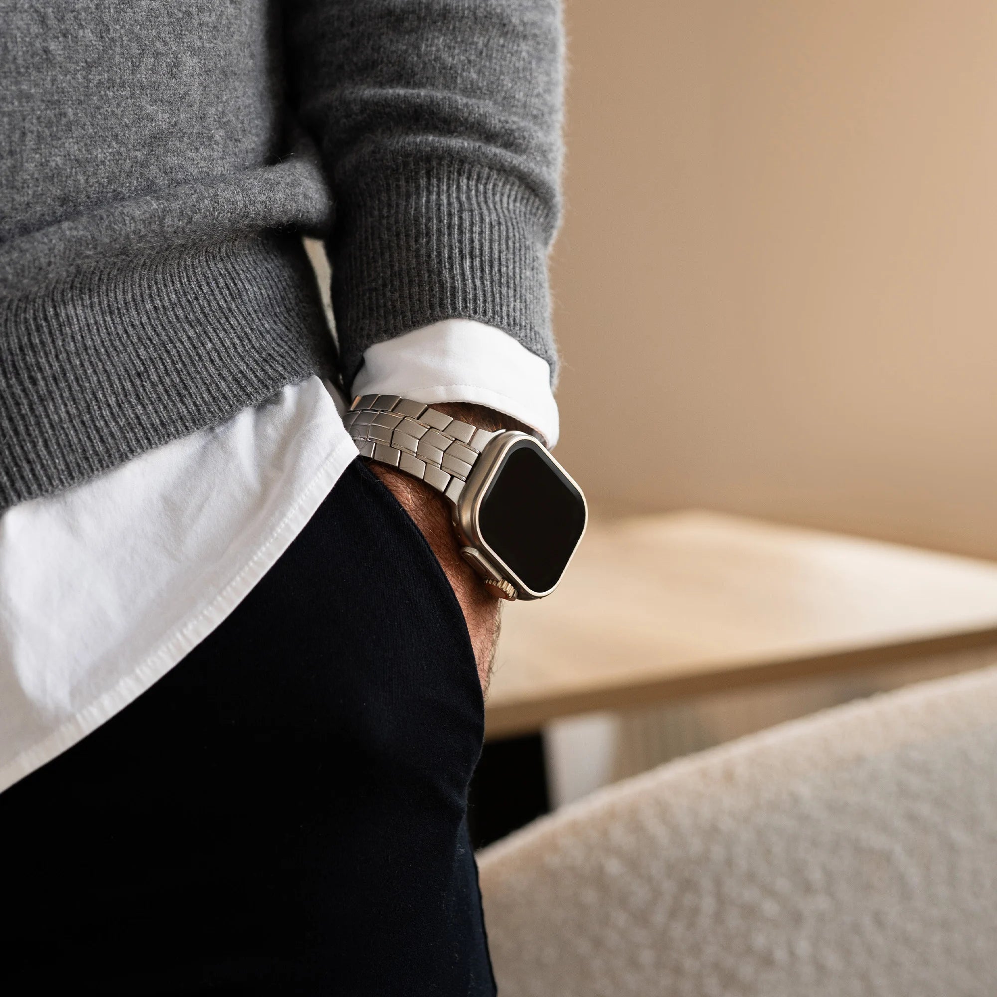 Bandz Correa titanio 'Supreme' Apple Watch (titanium)