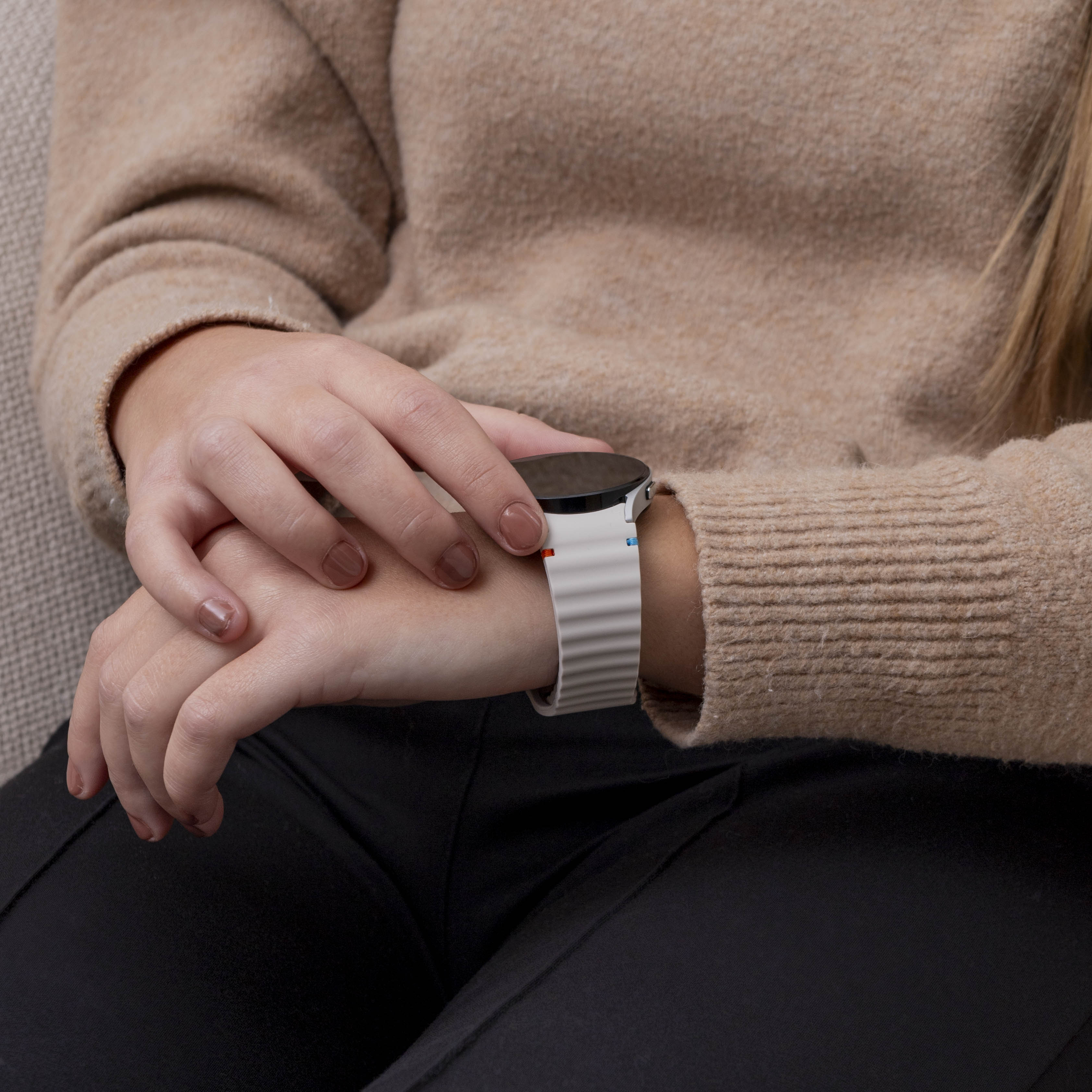 Correa Wave Samsung Galaxy Watch 6 Classic 43mm (blanco estrella)