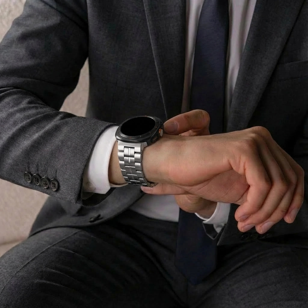 Correa titanio 'Square' Samsung Galaxy Watch Ultra (plata)