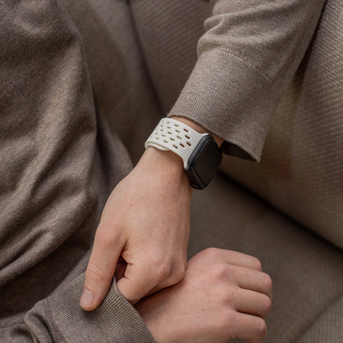 Correa silicona air con P-buckle Apple Watch (blanca)