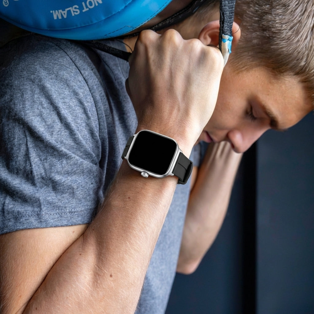 Correa silicona con hebilla-D Redmi Watch 6 (negro)