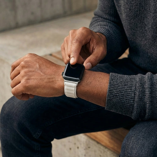 Correa nylon Alpine Xiaomi Smart Band 8 Pro (blanco estrella)