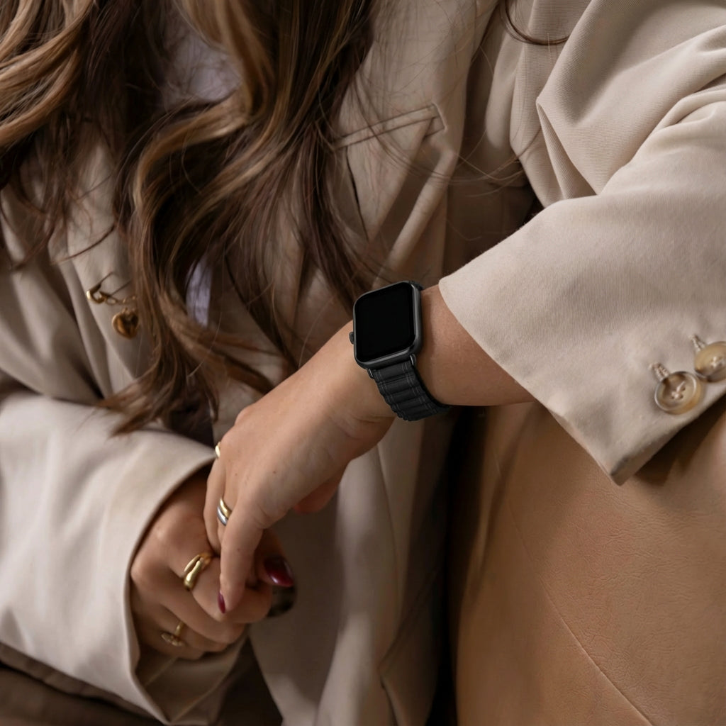 Correa de nylon de Xiaomi Smart Band 8 Pro Wave (negro)