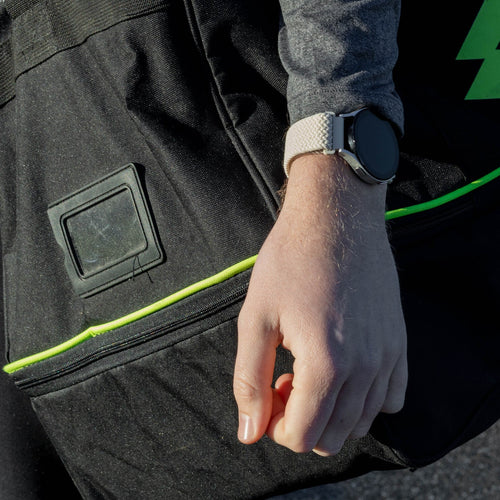 Correa trenzada con hebilla Garmin Approach S42 (blanco estrella)