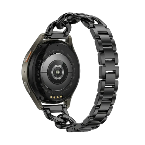 Amazfit Bip U (Pro) Steel Chain Strap (Black)