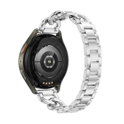 Correa cadena de acero Amazfit GTS 2 (plata)