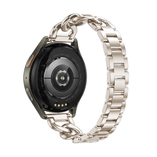 Correa cadena de acero Amazfit GTS 4 (Blanco estrella)
