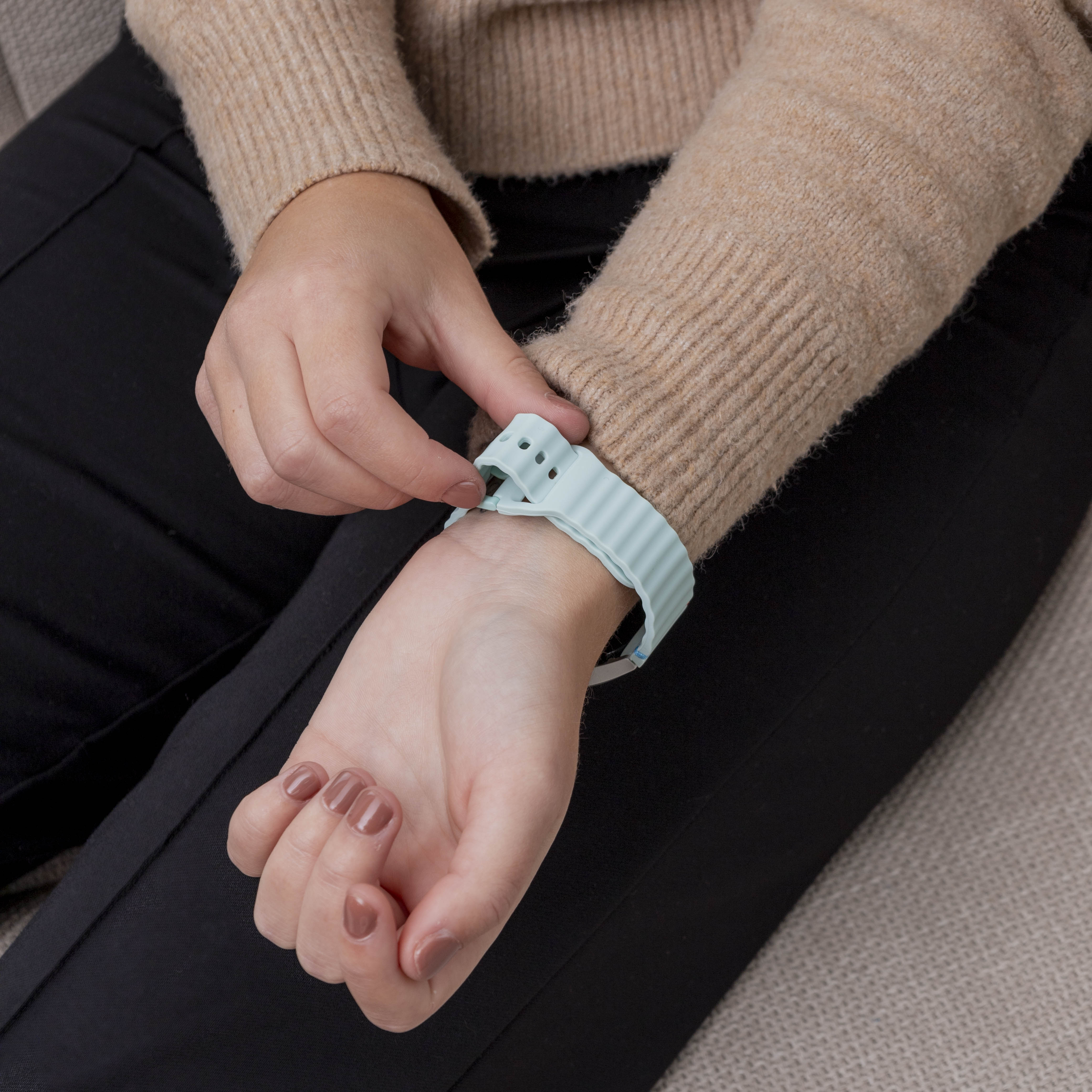 Samsung Galaxy Watch 7 - 44mm Wave Strap (Light Green)