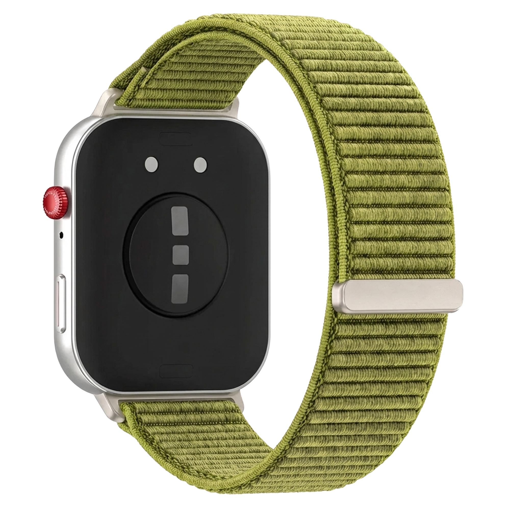 Huawei Watch Fit 4 Nylon Wave Strap (Green)