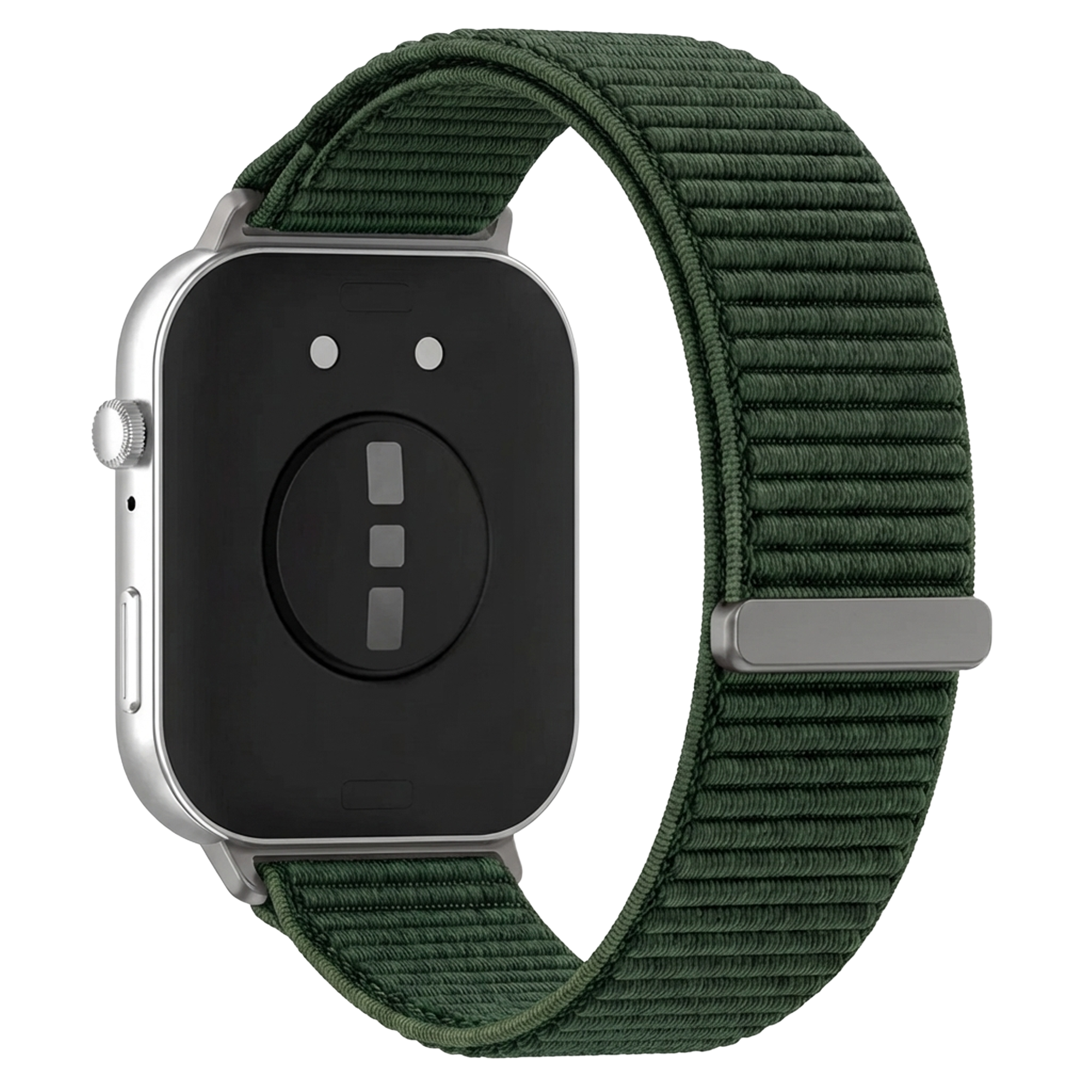 Huawei Watch Fit 4 Nylon Wave Strap (Dark Green)