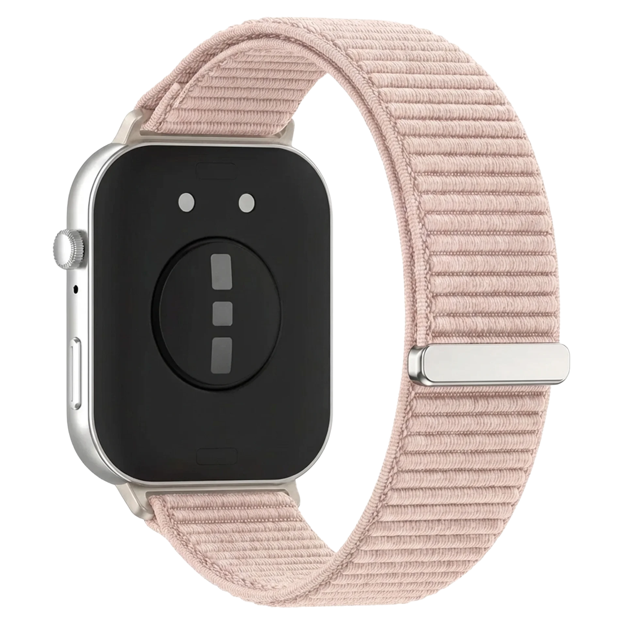 Huawei Watch Fit 4 Nylon Wave Strap (Light Pink)