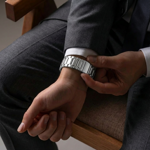 Correa titanio Samsung Galaxy Watch 8 - 44mm (plateado)