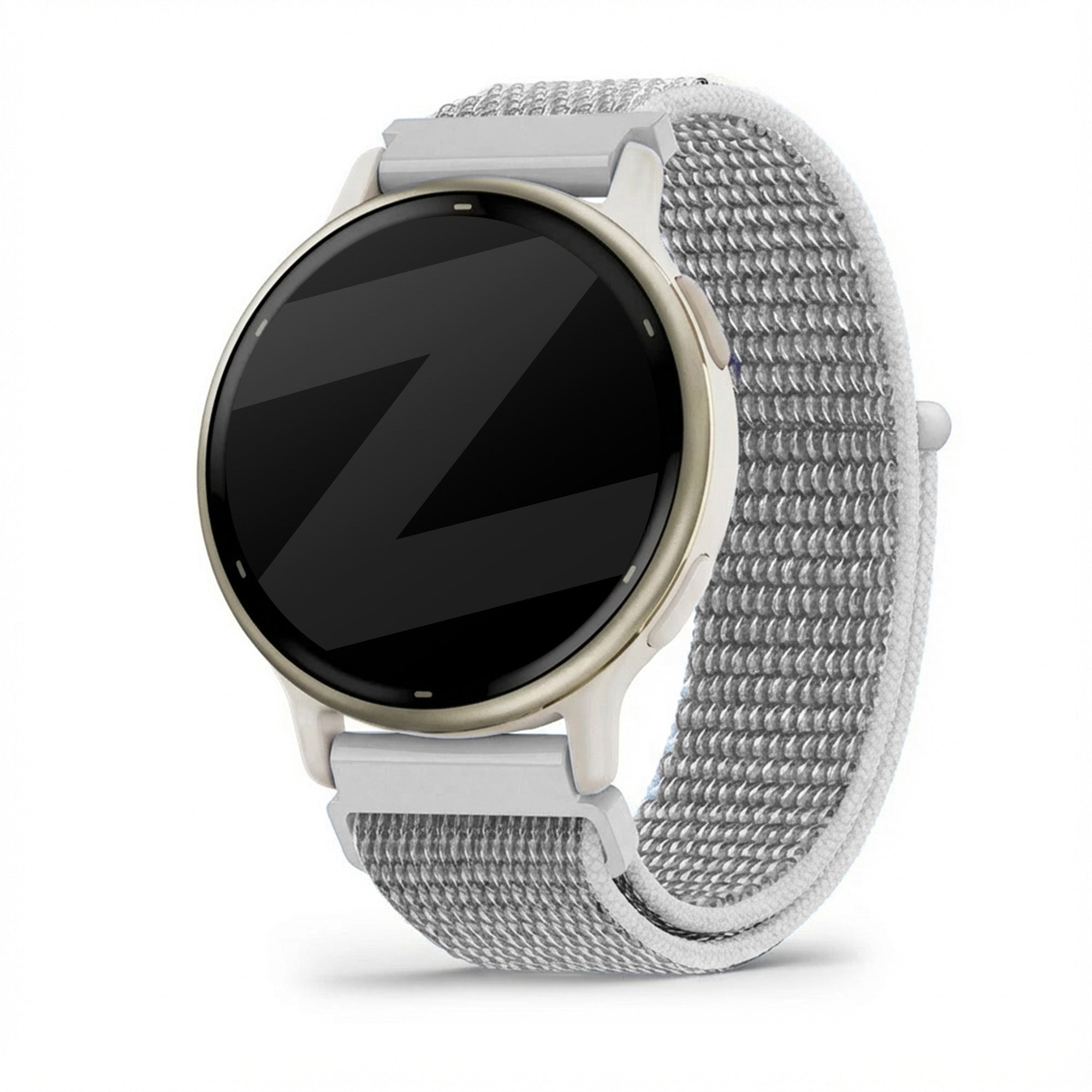 Bandz Garmin Vivoactive 5 Nylon Loop Strap (Grey)