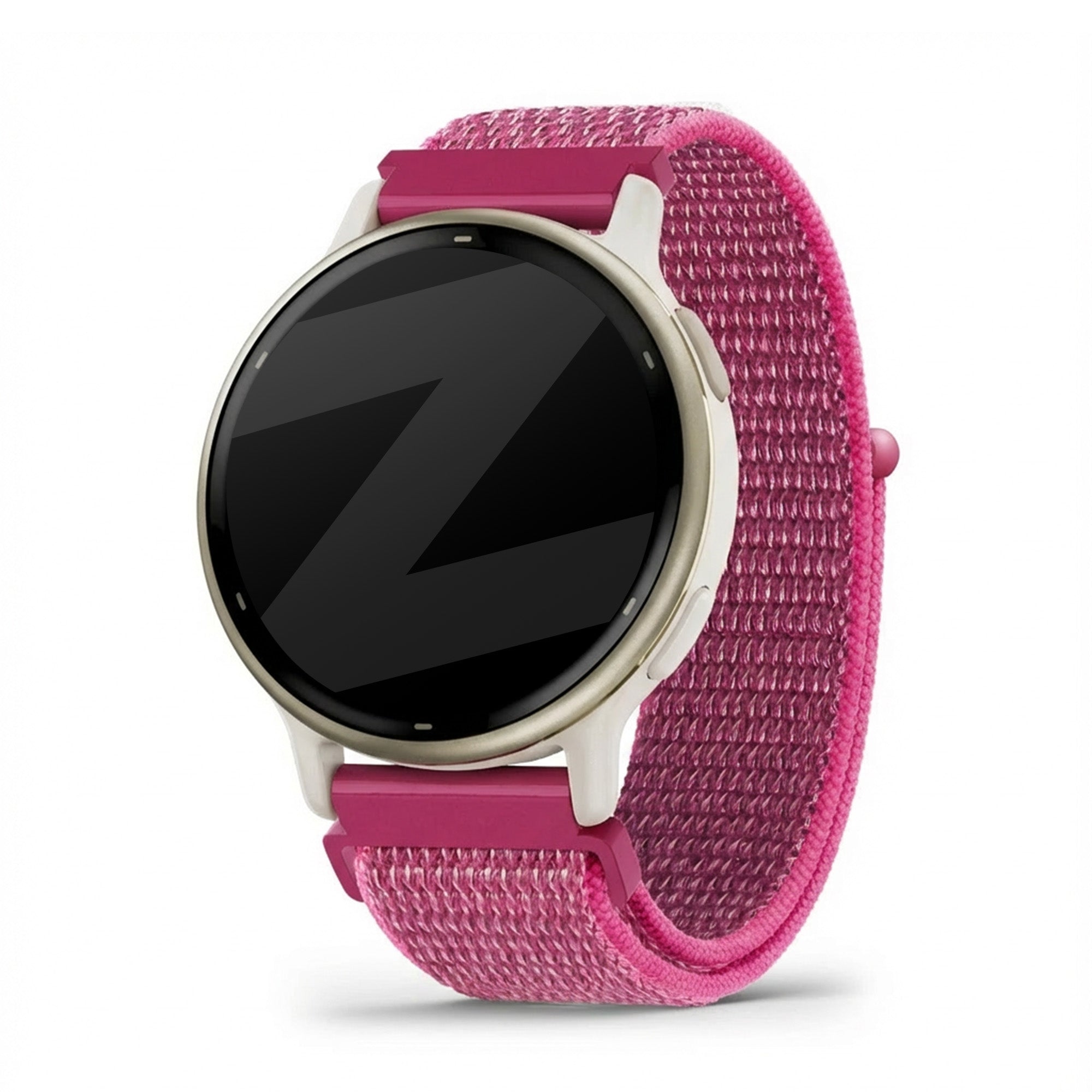 Bandz Garmin Vivoactive 5 Nylon Loop Strap (Dragonfruit)