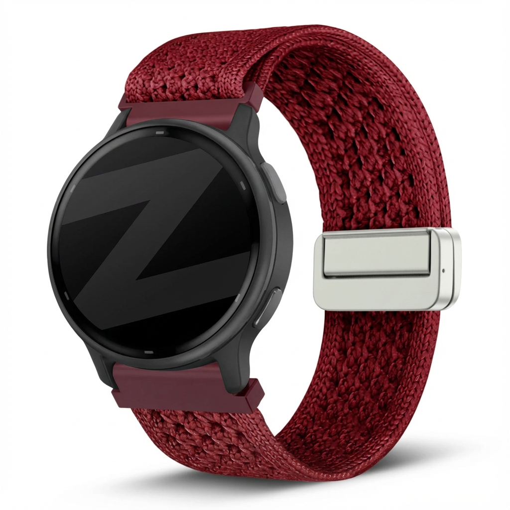Bandz Correa nylon Vintage Garmin Vivoactive 5 (bordeos)