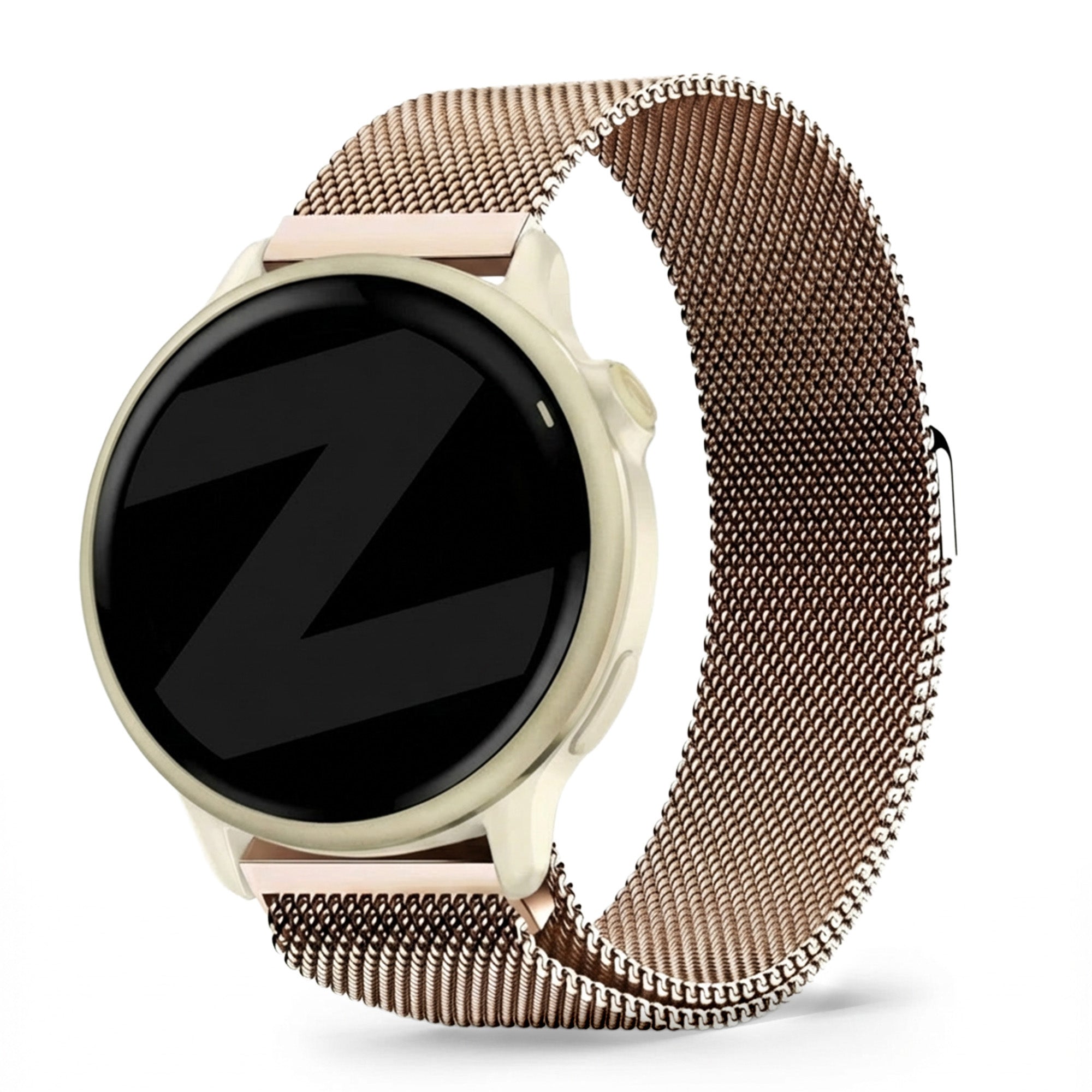 Bandz Correa milanesa Garmin Vivoactive 6 (rosado dorado)