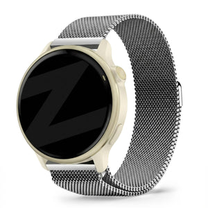 Bandz Correa milanesa Garmin Vivoactive 6 (plateada)