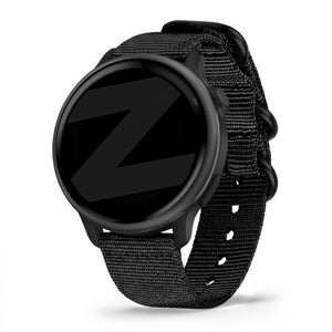 Bandz Correa nylon con hebilla Garmin Vivoactive 6 (negro)