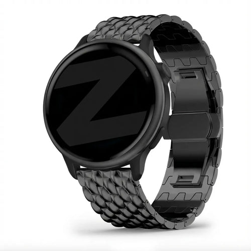 Bandz Correa acero 'Dragon' Garmin Vivoactive 6 (negro)