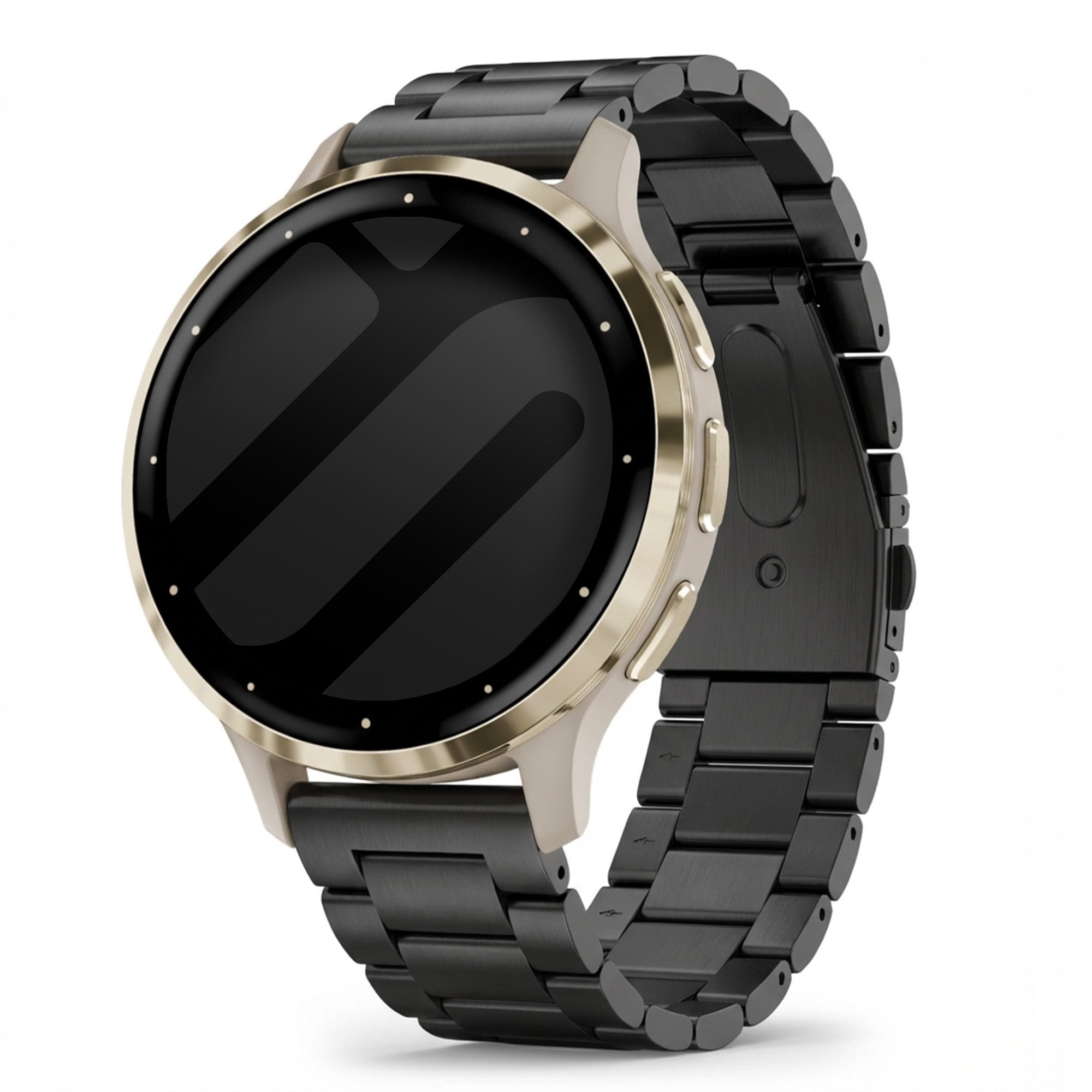 Correa acero Garmin Venu 3s (negro)