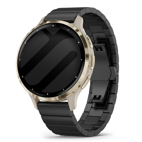 Correa acero con eslabones Garmin Venu 3s (negro)